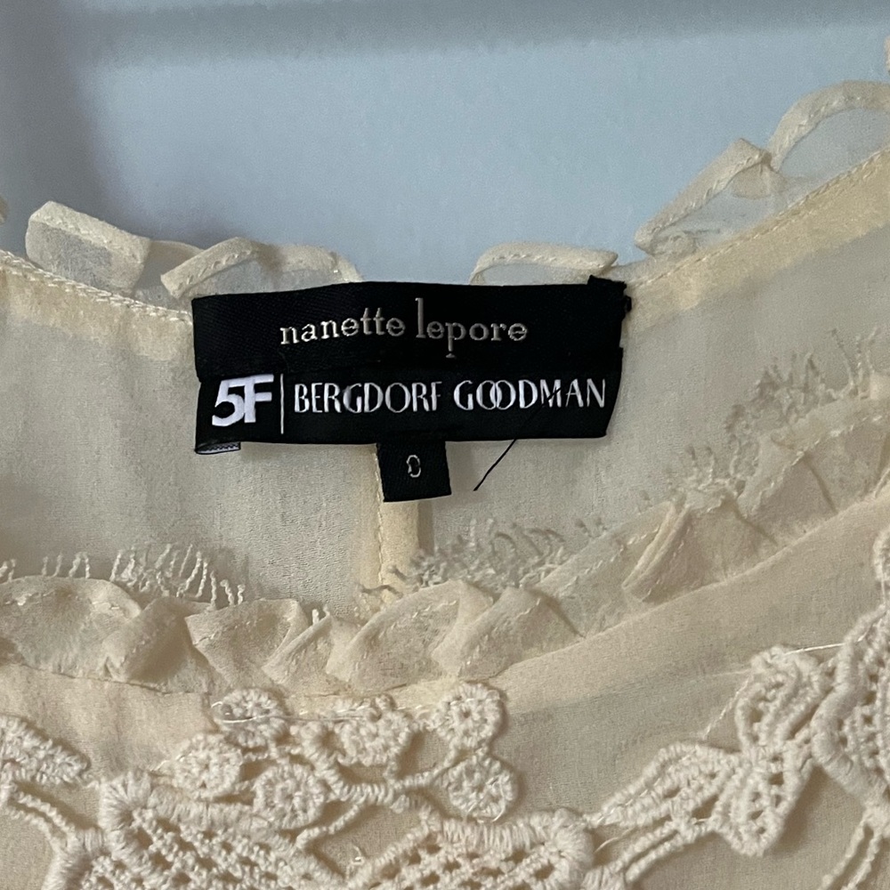 Nanette Lepore 100% Silk Top - Picture 4 of 7